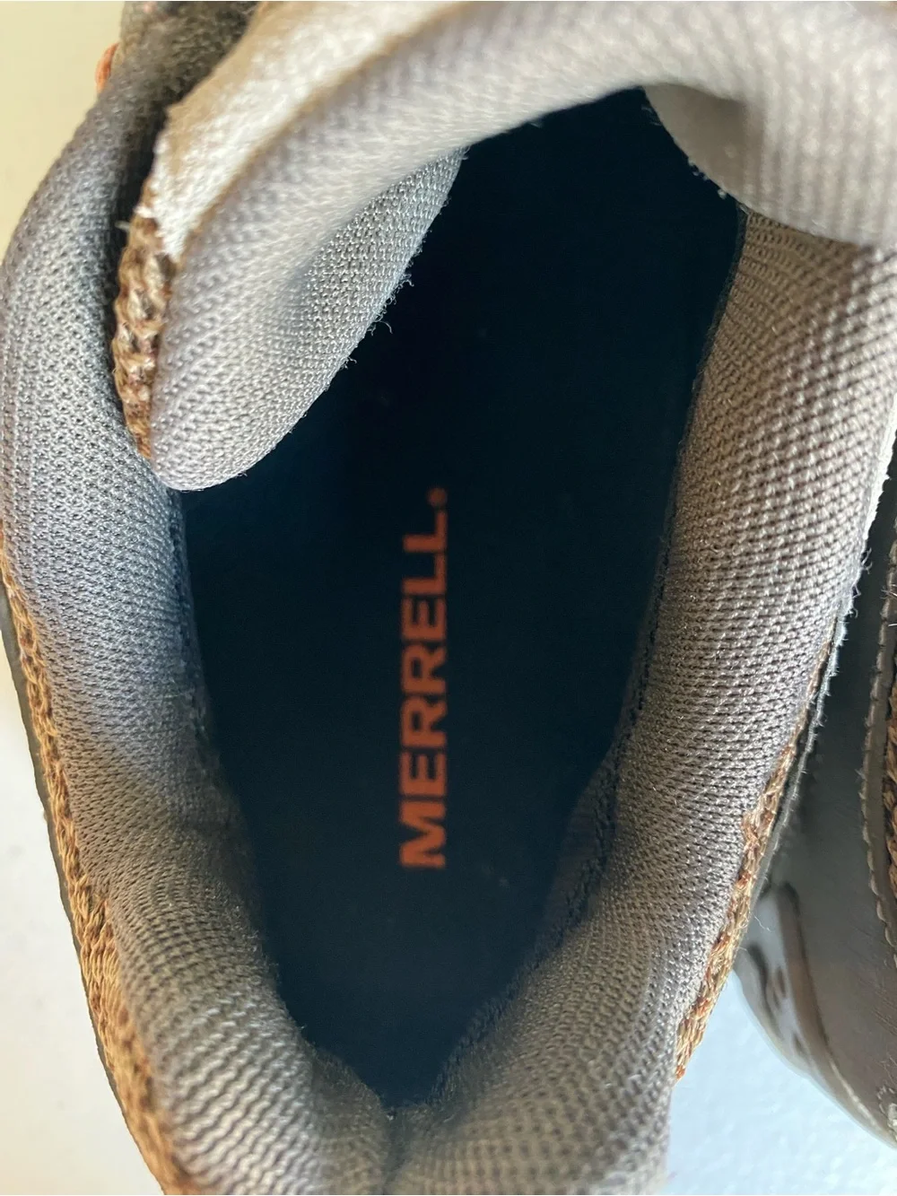 Merrell Alverstone Waterproof Hiking Shoes Aluminum/Coral Size 7.5